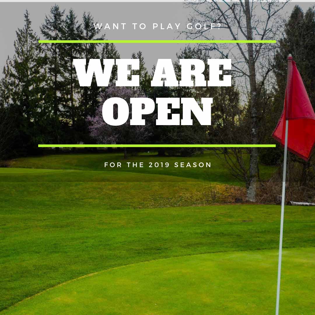 Hackers Haven par 3 Golf Course in Maple Ridge is Open for the Season.