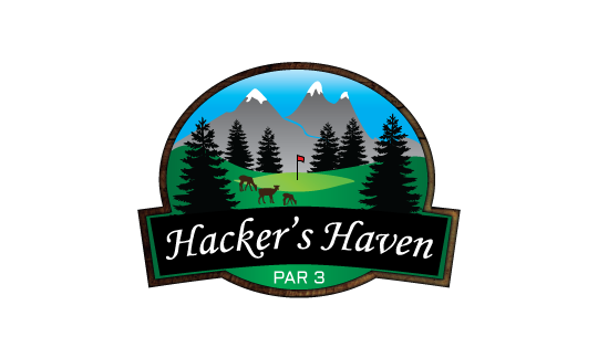 Hackers Haven Golf Course logo